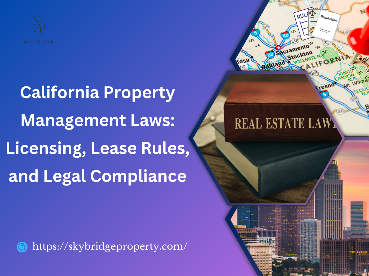 California-Property-Management Laws Licensing Lease-Rules and Legal Compliance