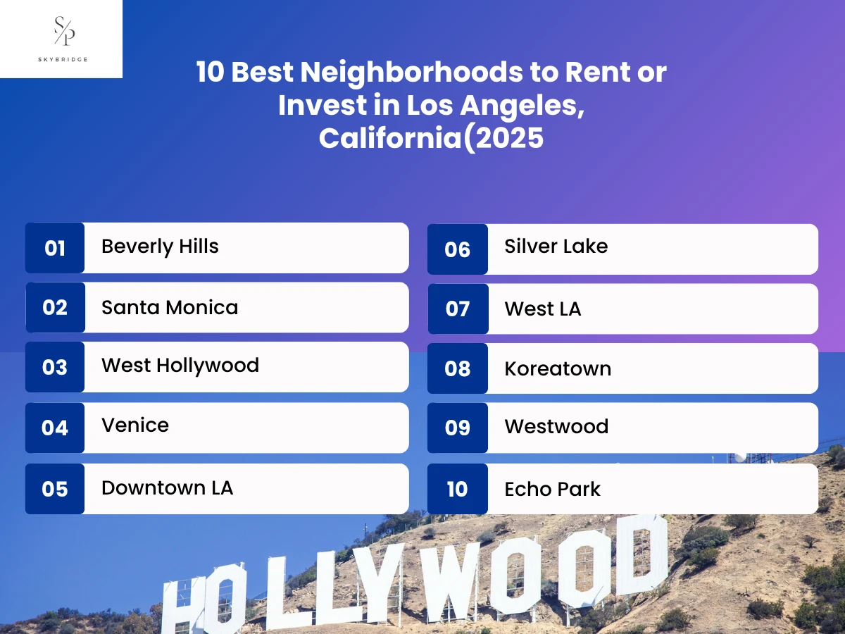 best neighborhoods to rent or invest in Los Angeles