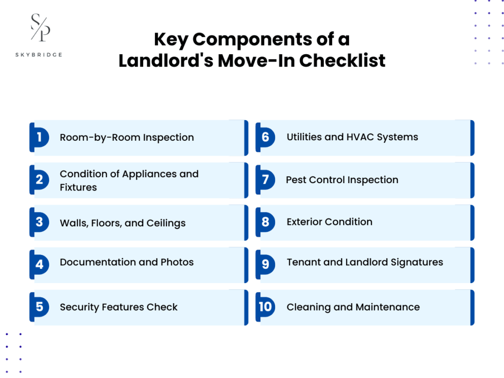 key components of move-in checklist