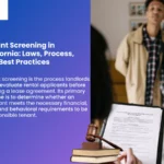 tenant screening in california