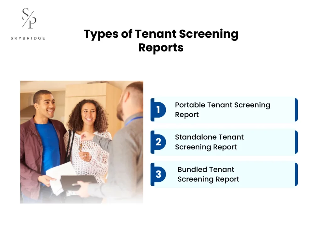 types of tenant screening report