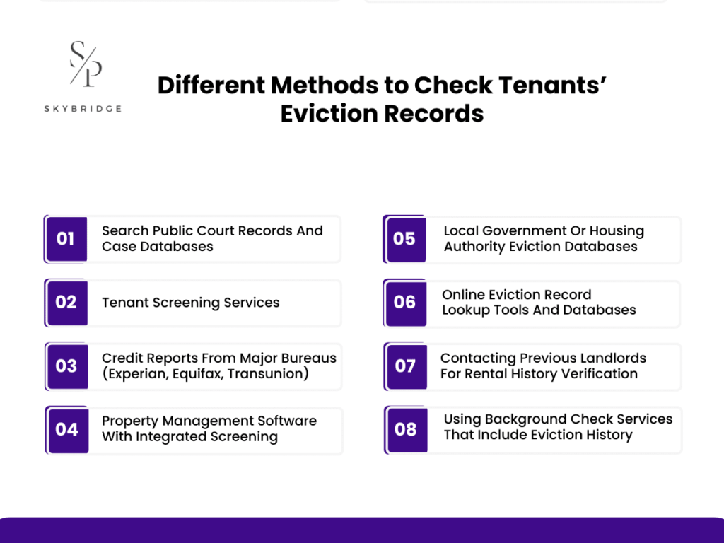 Different Methods to Check Tenants’ Eviction Records
