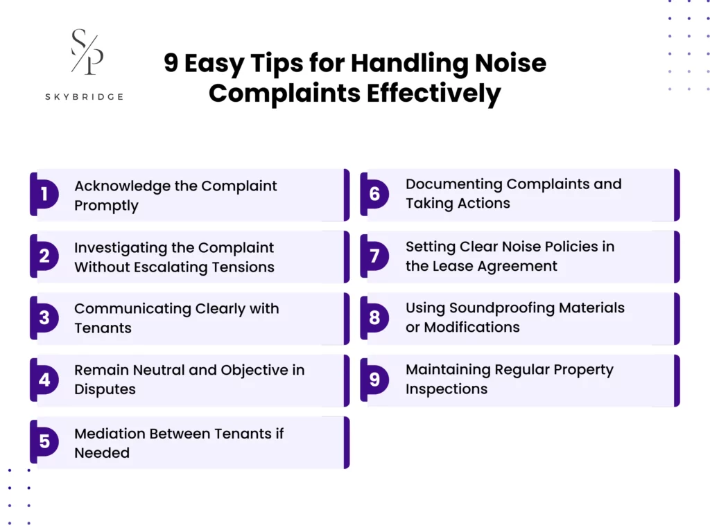 9 easy tips for handling noise complaints