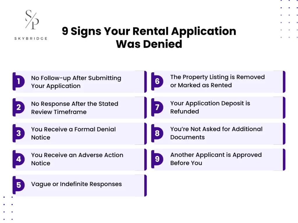 9 Signs Your Rental Application Was Denied