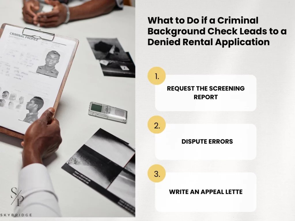 What to Do if a Criminal Background Check Leads to a Denied Rental Application?