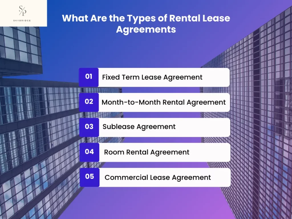 Types of Rental Lease