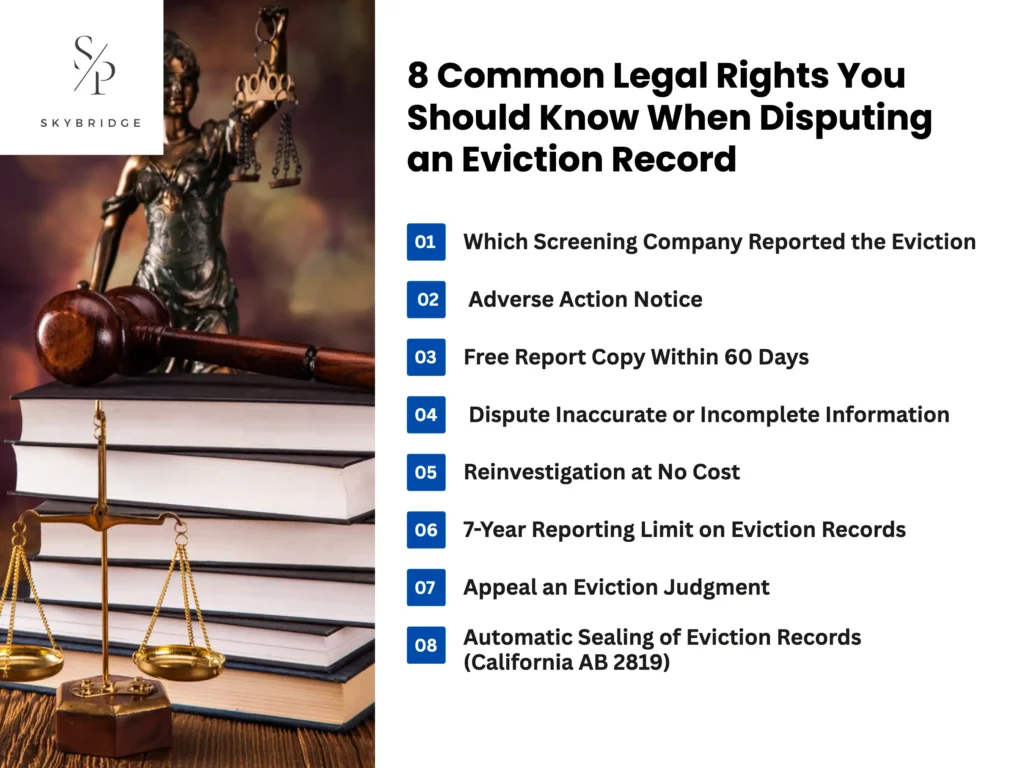 8 common legal rights you should know when disputing an eviction record