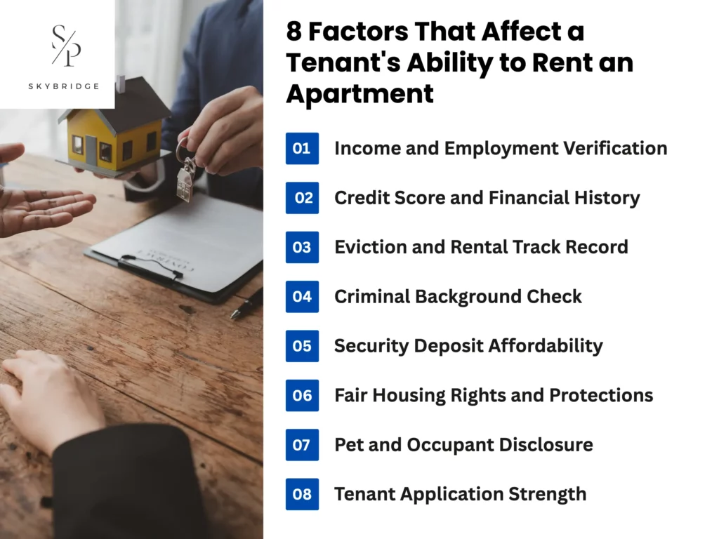 8 factors that affect a tenant's ability to rent an apartment