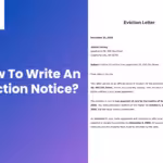 how to write an eviction notice